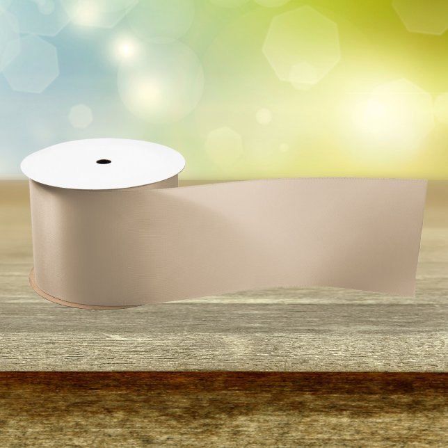 Burly Wood Solid Color Satin Ribbon (Creator Uploaded)