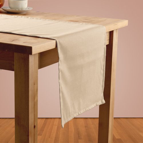 Burly Wood Solid Color Short Table Runner