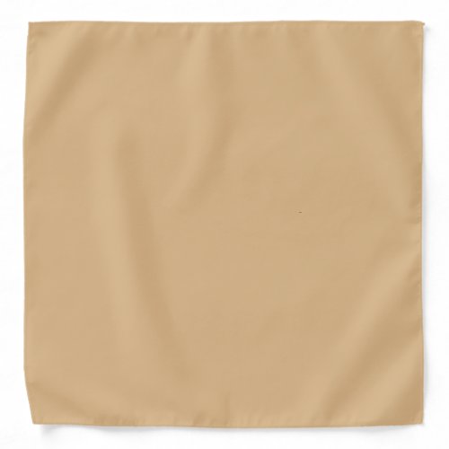 Burlywood solid color  bandana