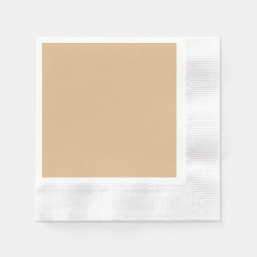 Burlywood solid color  napkins