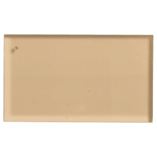 Burlywood (solid color) place card holder