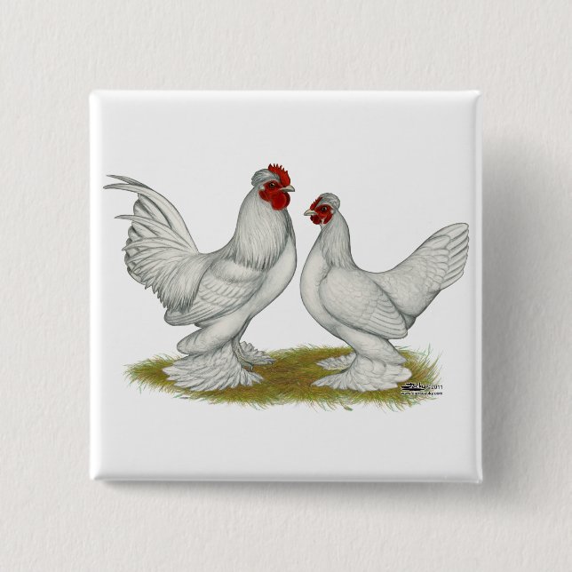Burmese Bantams Button (Front)