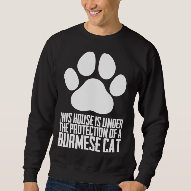 Burmese  Burmese cats  Burmese mom Sweatshirt (Front)