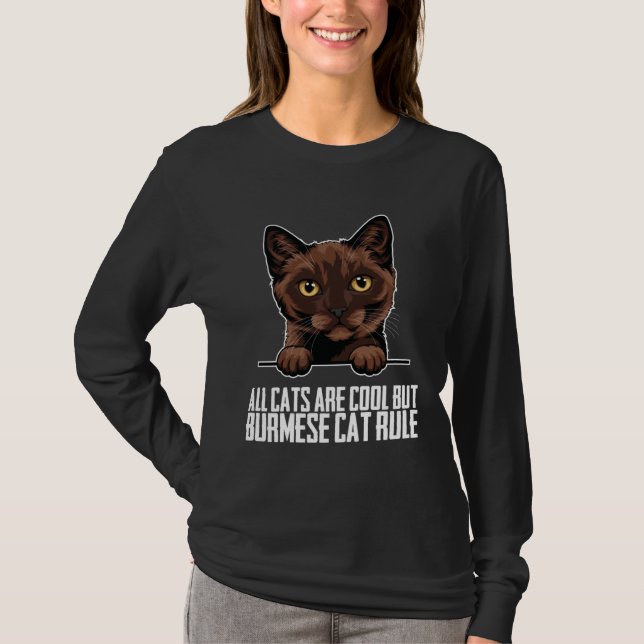 Burmese cat  Burmese dad  Burmese T-Shirt (Front)
