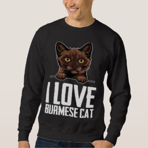 Burmese cats  Burmese mom  Burmese kitten  3 Sweatshirt