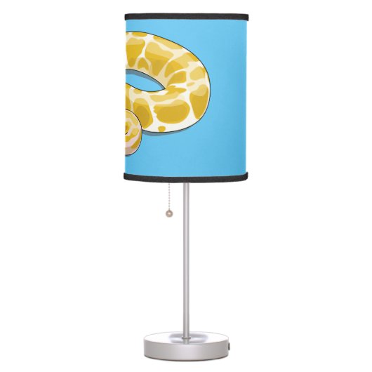 Burmese python snake cartoon illustration table lamp (Right)