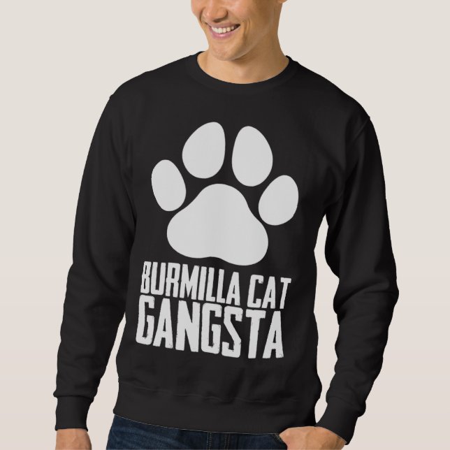 Burmilla  Burmilla cat  Burmilla mom  3 Sweatshirt (Front)