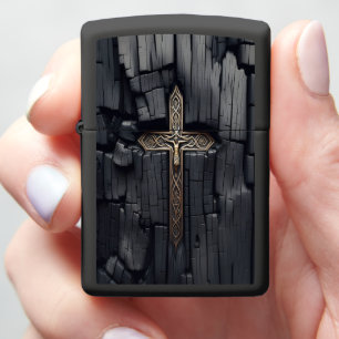 Burn Cross:  Etched in Eternity Zippo Lighter