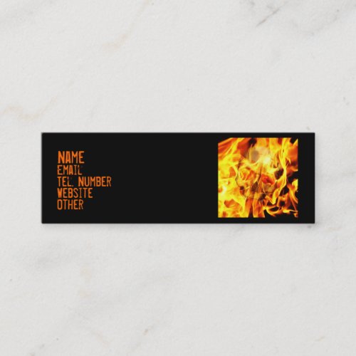 Burn Business Card Templates