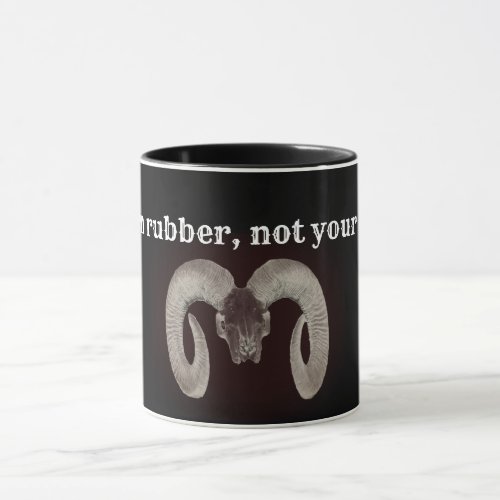 Burn rubber not your soul Personalized Mug