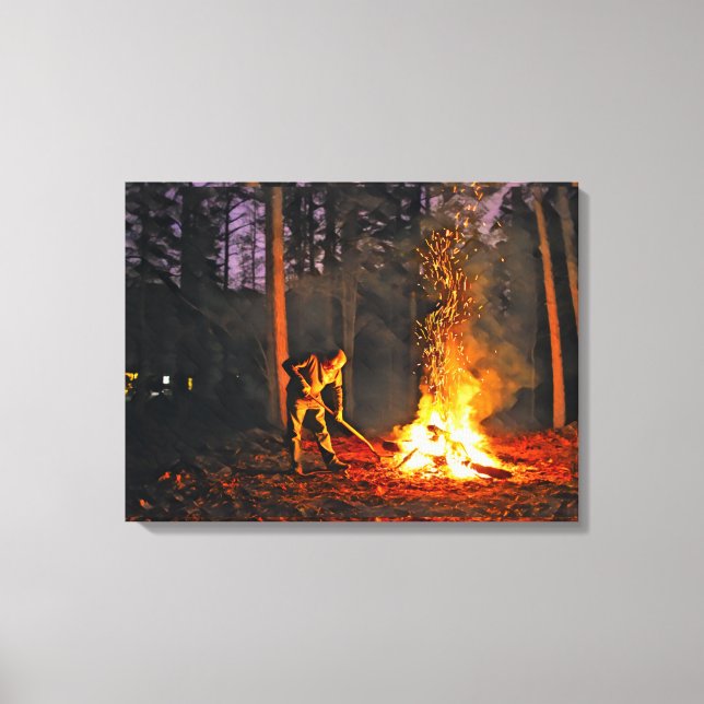  BURN SEASON Canvas Art (Front)