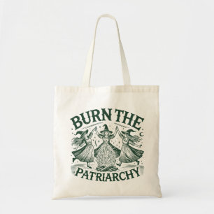 Burn the Patriarchy Witches Tote Bag