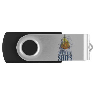 Burn the ships, For King and Country fan art Flash Drive