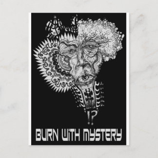 Burn with Mystery Postcard