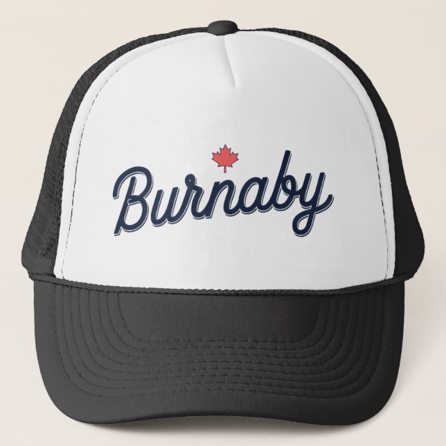 Burnaby BC  Trucker Hat (Front)