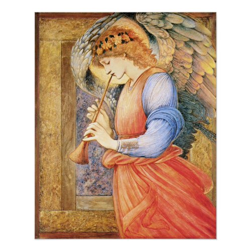 Burne_Jones Angel playing flageolet CC1152 Larger Poster