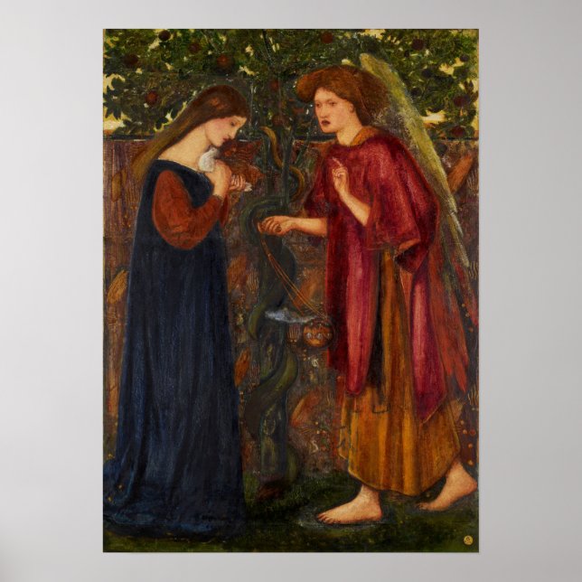 Burne-Jones - Annunciation Poster (Front)