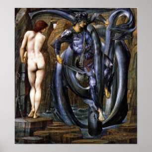 Burne-Jones - Doom Fulfilled 1885 Poster