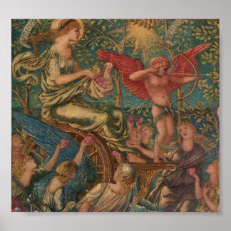 Burne-Jones, Triumph of Love Poster