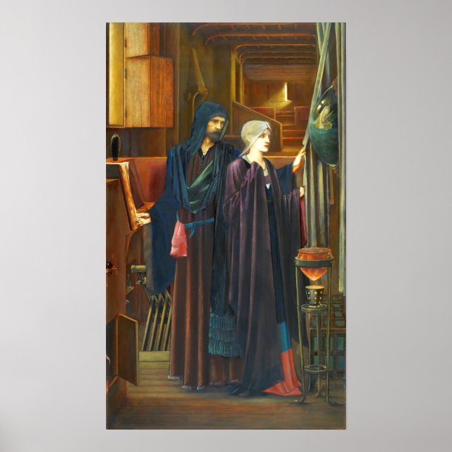Burne-Jones - Wizard Poster (Front)