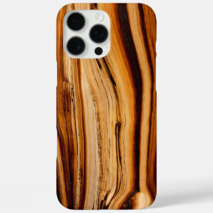 Burned Bristlecone Pine Tree Trunk Texture iPhone 16 Pro Max Case