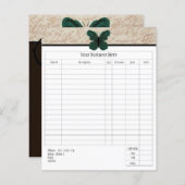 Burned Butterfly Small Order Form (Front/Back)