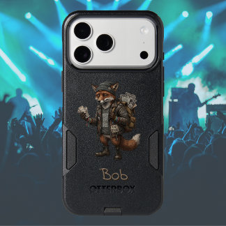 Burned-Out Indie Music Fan Fox Tough iPhone Case