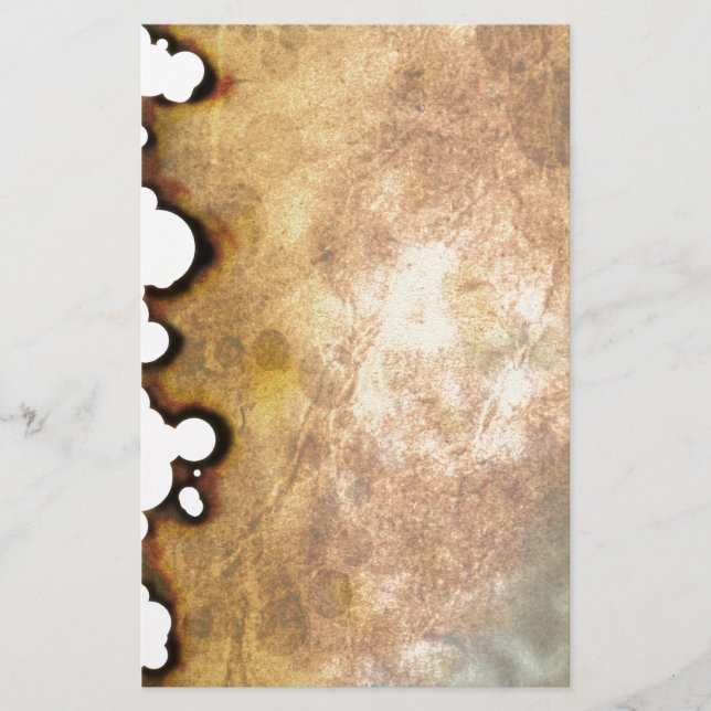 Burned Parchment II Stationery (Front)