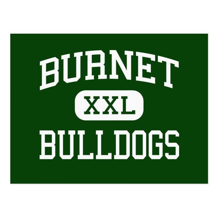 Burnet   Bulldogs   High School   Burnet Texas Postcard