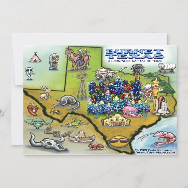 Burnet TEXAS Invitation (Front)