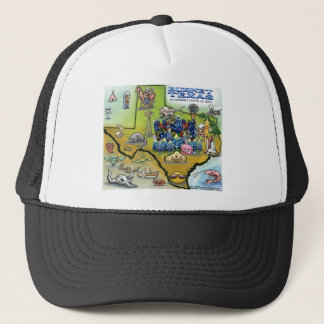 Burnet TEXAS Map Trucker Hat