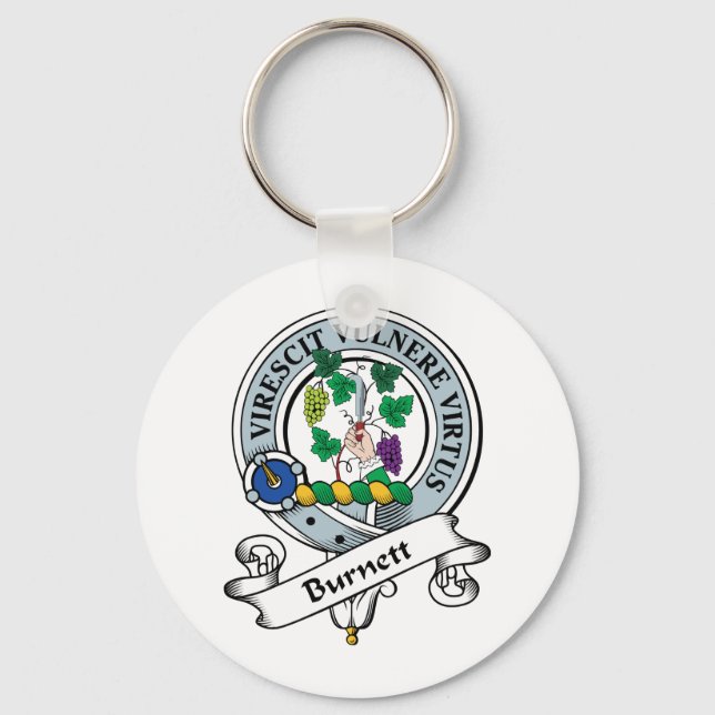 Burnett Clan Badge Keychain (Front)