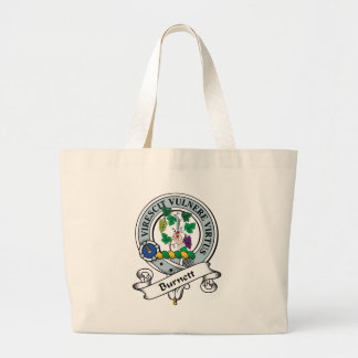 Burnett Clan Badge Large Tote Bag
