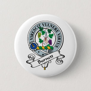 Burnett Clan Badge Pinback Button