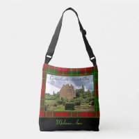 Scottish Clan Ross Tartan Small Crossbody Crossbody Purse Bag Fashion:  Handbags