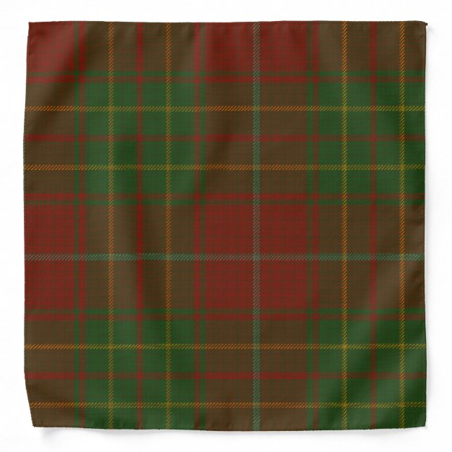 Burnett Clan Tartan Bandana (Front)