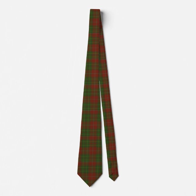 Burnett Clan Tartan Neck Tie (Front)