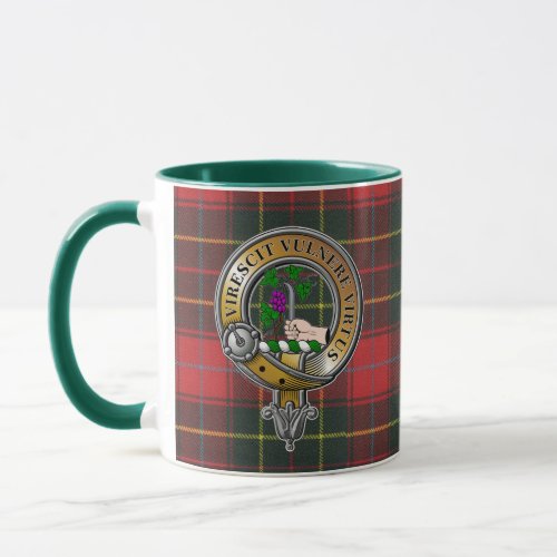 Burnett Tartan  Badge Mug