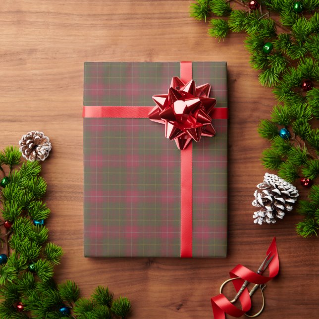 Burnett Weathered Original Scottish Tartan  Wrapping Paper (Holiday Gift)
