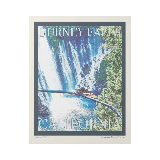 Burney Falls, CA Poster (Front)