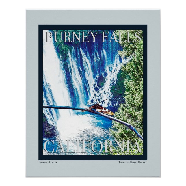 Burney Falls, CA Poster (Front)