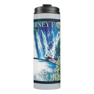 Burney Falls, CA Poster Thermal Tumbler