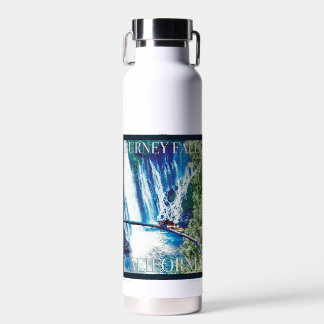 Burney Falls, CA Poster Water Bottle