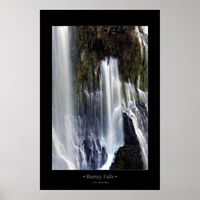 Burney Falls (Color) Poster (Front)