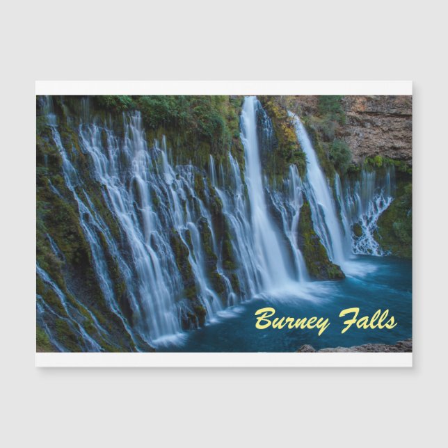 Burney Falls Magnetic Card (Front)