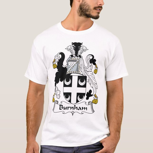 Burnham Family Crest T-Shirt (Front)