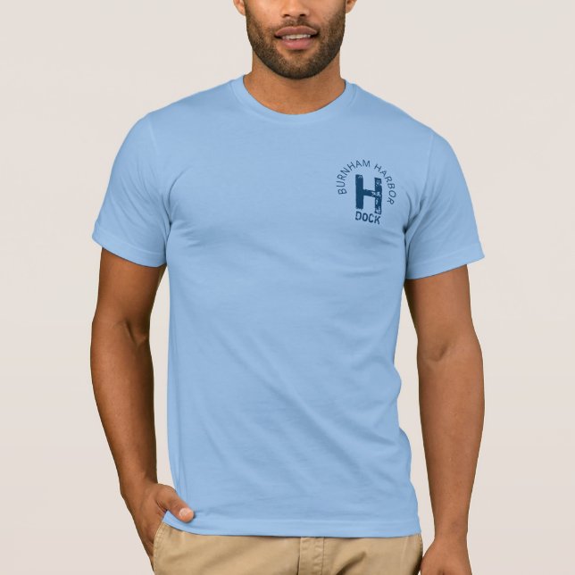 Burnham Harbor - H Dock T-Shirt (Front)