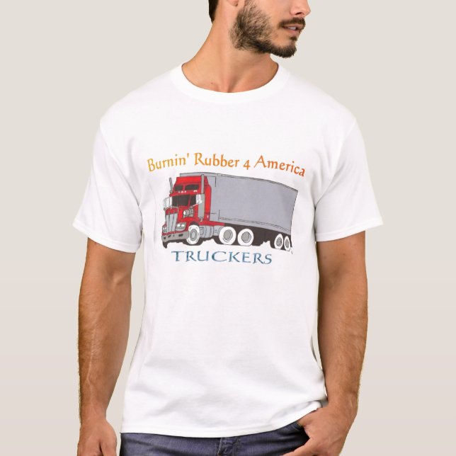 Burnin' Rubber 4 America T-Shirt (Front)