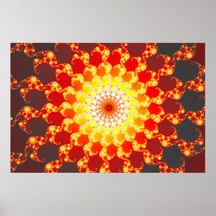 Burning Ambition - Fractal Poster
