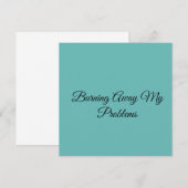 Burning Away My Problems (Front/Back)
